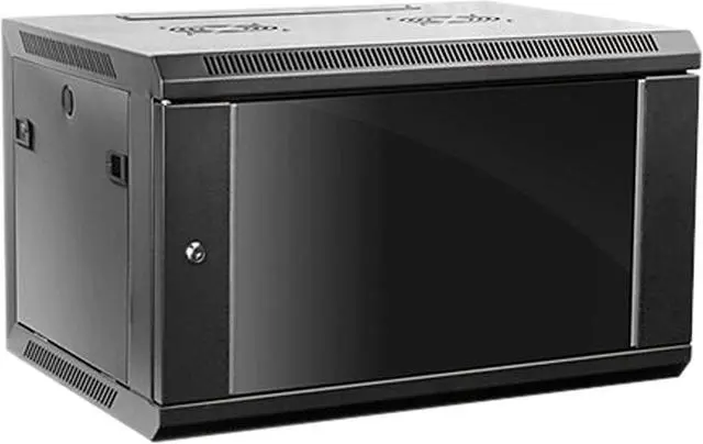 Main image of Claytek 6U 450mm Depth Wallmount Server Cabinet with 1U Keyboard Drawer