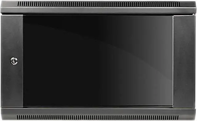 Alt view image 2 of 4 - Claytek 6U 450mm Depth Wallmount Server Cabinet with 1U Keyboard Drawer
