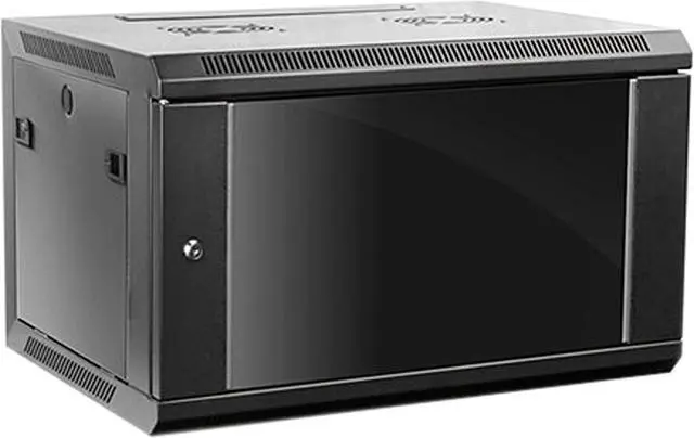 Main image of Claytek 6U 450mm Depth Wallmount Server Cabinet with 1U Supporting Tray
