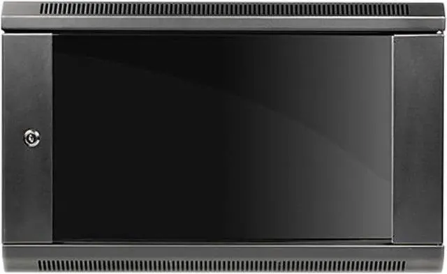 Alt view image 2 of 4 - Claytek 6U 450mm Depth Wallmount Server Cabinet with 1U Supporting Tray