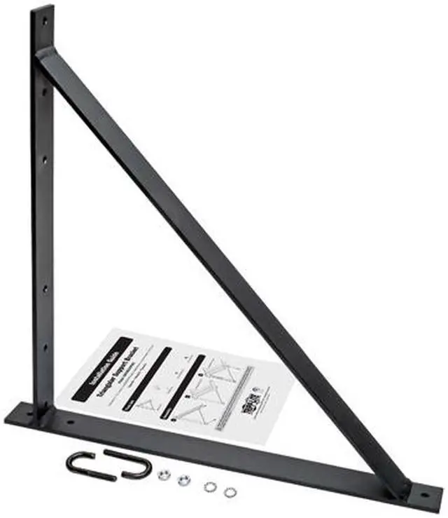 Alt view image 5 of 6 - TRIPP LITE SRLTRISUPPORT Triangular Wall Support Kit for 12 & 18 In. Cable Runway, Straight & 90-Degree - Hardware Included
