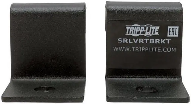 Alt view image 3 of 6 - TRIPP LITE SRLVRTBRKT Cable Runway Vertical Wall Brackets, Straight