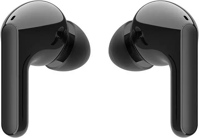 Alt view image 3 of 8 - LG TONE Free FN5W - Wireless Charging True Wireless Bluetooth Earbuds with Meridian Sound, Noise Reduction, Dual Microphone for Work/Home Office, iPhone, and Android Compatible - Black