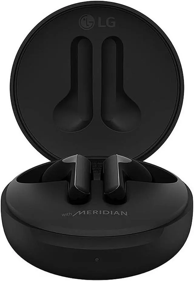 Alt view image 6 of 8 - LG TONE Free FN5W - Wireless Charging True Wireless Bluetooth Earbuds with Meridian Sound, Noise Reduction, Dual Microphone for Work/Home Office, iPhone, and Android Compatible - Black