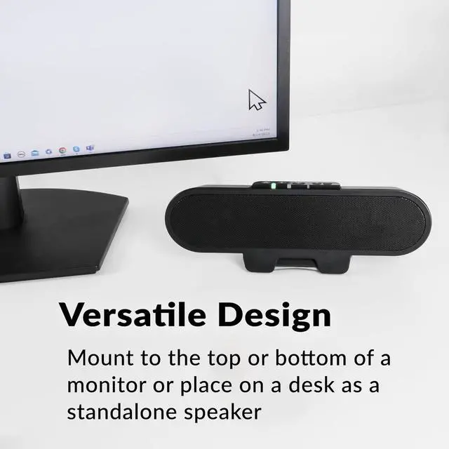 Alt view image 6 of 6 - Cyber Acoustics USB & Bluetooth Speaker Bar