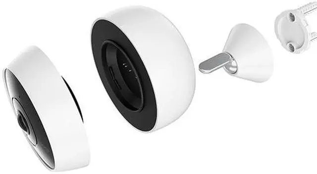 Alt view image 3 of 6 - Logitech Circle 2 Wi-Fi Indoor / Outdoor Wireless Home Security Camera - White, 961-000416