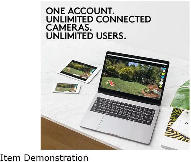 Alt view image 6 of 6 - Logitech Circle 2 Wi-Fi Indoor / Outdoor Wireless Home Security Camera - White, 961-000416