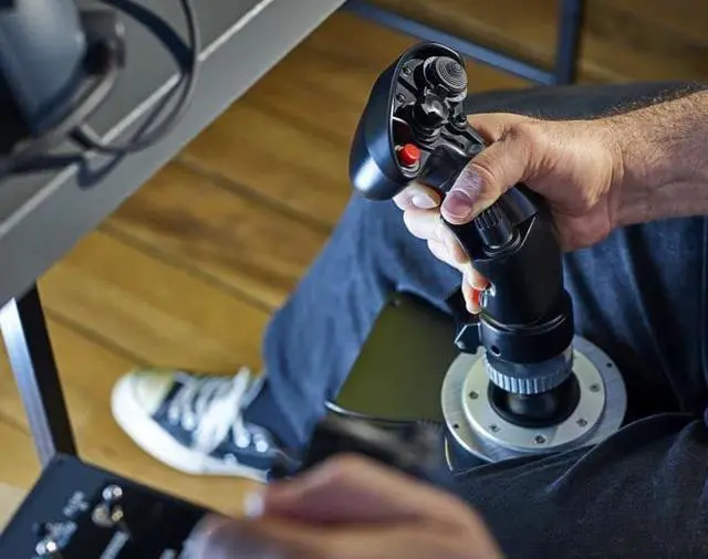 Alt view image 6 of 8 - Thrustmaster F/A-18C Hornet HOTAS Add-On Grip for PC, VR