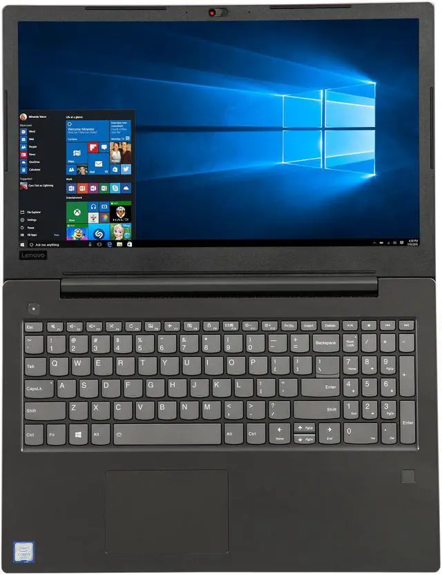 Alt view image 6 of 8 - Lenovo Laptop Intel Core i5-7200U 8GB Memory 256 GB M.2 PCIe SSD Intel HD Graphics 620 15.6" Non-Touch Screen Windows 10 Pro 64-Bit V330 (81AX00GGUS)