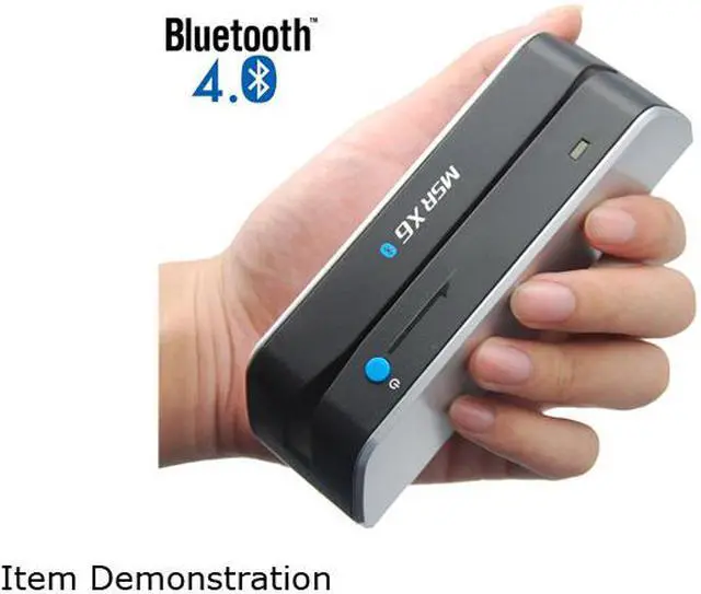 Alt view image 6 of 6 - New Bluetooth MSRX6(BT) Credit Card Reader/Writer/Encoder Magstripe Swipe MSRX6 MSR206