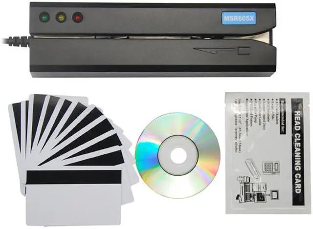 Alt view image 3 of 3 - MSR605X Magnetic Stripe Card Reader Writer Encoder Credit Mag Magstripe MSR206 Updated from MSR605, w/ Software for Mac and Windows OS