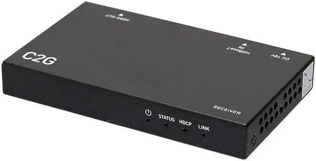 Alt view image 4 of 9 - C2G HDMI® HDBaseT Extender over Cat Box Transmitter to Box Receiver - 4K 60Hz (C2G30010)