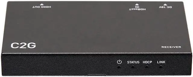 Alt view image 7 of 9 - C2G HDMI® HDBaseT Extender over Cat Box Transmitter to Box Receiver - 4K 60Hz (C2G30010)