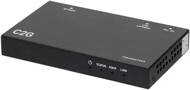 Alt view image 9 of 9 - C2G HDMI® HDBaseT Extender over Cat Box Transmitter to Box Receiver - 4K 60Hz (C2G30010)
