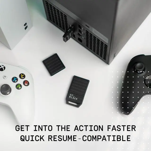 Alt view image 7 of 7 - WD_Black 1TB C50 Storage Expansion Card, Officially Licensed for Xbox – Quick Resume, Plug & Play, NVMe SSD Expansion for Xbox Series X|S Gaming Consoles - WDBMPH0010BNC-WCSN