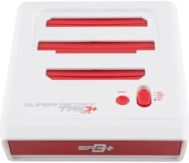 Alt view image 7 of 7 - Retro-Bit Super RetroTrio+ Plus HD Nintendo SNES/NES/Sega Genesis 3 in 1 Video Game Console 720p