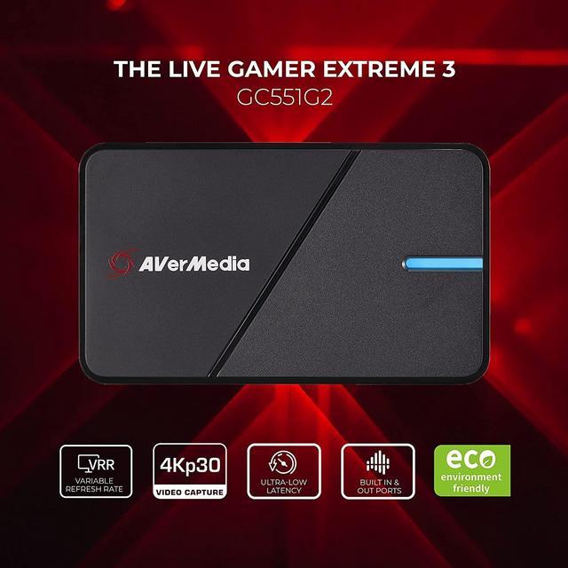 AVerMedia GC551G2 Live Gamer Extreme 3 - 4K Plug & Play Capture