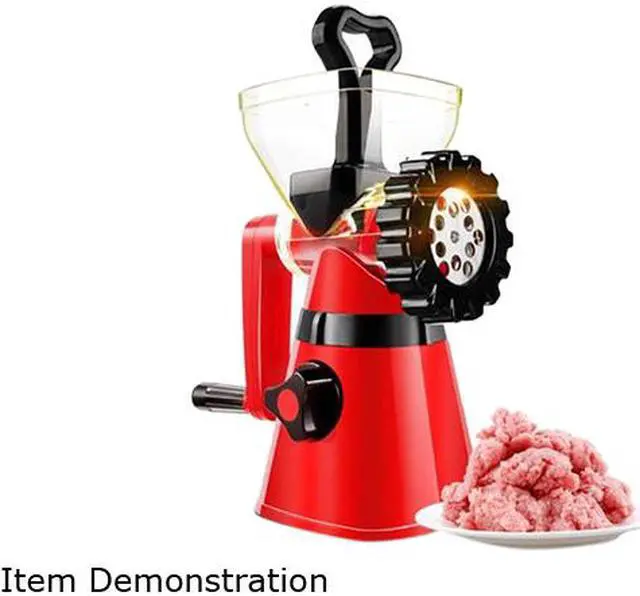 Main image of Hand Crank Meat Mincer Grinder with Powerful Suction Base Sausage Maker Multiple Purpose