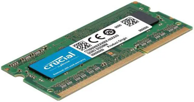 Alt view image 2 of 3 - Crucial 8GB 204pin DIMM DDR3 PC3-14900 CT102464BF186D