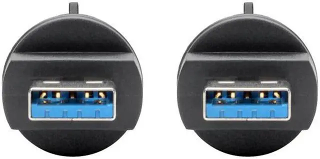 Alt view image 4 of 7 - Tripp Lite Industrial USB-A to USB-A Cable, SuperSpeed, 13 ft. M/M, Shielded, TAA-Compliant (U325-013-IND)