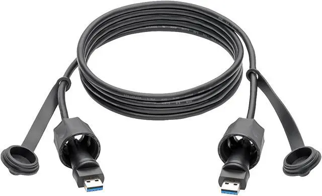 Alt view image 2 of 7 - Tripp Lite Usb-A Cable Superspeed Usb 3.0/3.1 Industrial Shielded M/M 6Ft