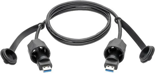 Alt view image 2 of 7 - Tripp Lite Usb-A Cable Superspeed Usb 3.0/3.1 Industrial Shielded M/M 3Ft