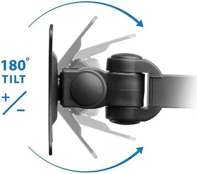 Alt view image 4 of 7 - Single Monitor Arm Articulating Desk Mount up to 27inch Monitors MI-751