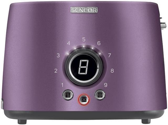 Sencor 2-Slice Purple 800-Watt Toaster at