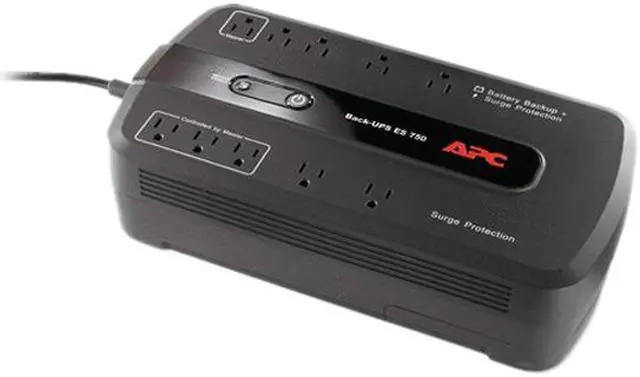 Alt view image 2 of 2 - APC Back-UPS BE750G 750 VA 450W 10 Outlets UPS (Back Up Power Supply)