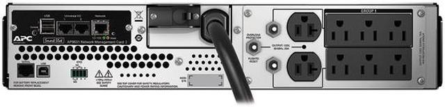 Alt view image 4 of 6 - APC Smart-UPS 3000VA LCD RM 2U 120V with Network Card