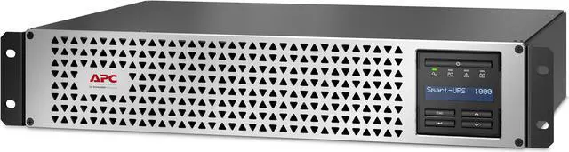 Main image of APC Smart-UPS Line Interactive 1000VA Lithium-ion Rack/Tower 2U 120V 6x NEMA 5-15R outlets SmartConnect Port+Network Card Short Depth AVR