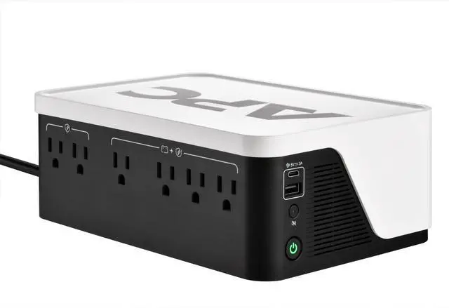Main image of APC UPS Battery Backup, 500VA Backup Battery with 4 Outlets, Type C USB Charging , BE500G3 Back-UPS