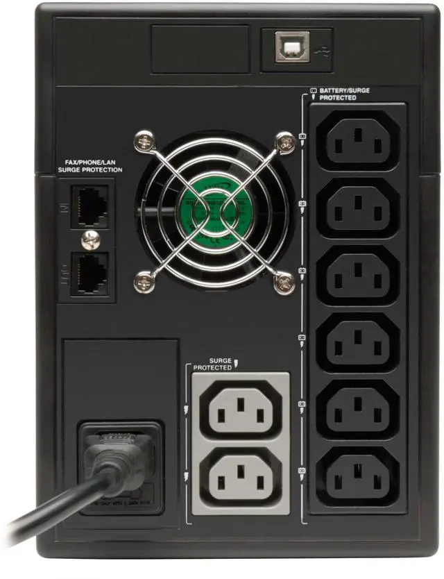 Alt view image 2 of 7 - Tripp Lite SmartPro LCD 230V 1.5kVA 900W Line-Interactive Tower UPS