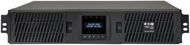 Alt view image 2 of 11 - Tripp Lite series SmartOnline 3000VA 2700W 120V Double-Conversion UPS - 7 Outlets, Extended Run, Network Card Included, LCD, USB, DB9, 2U Rack/Tower