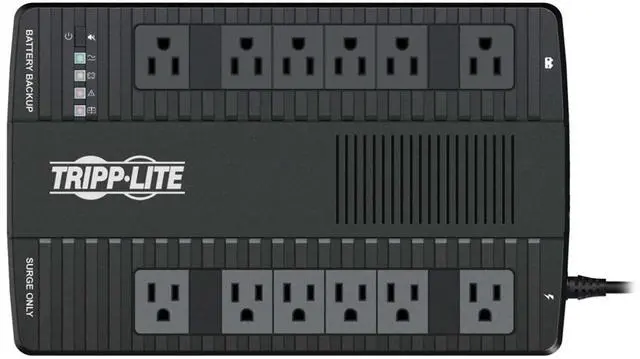 Alt view image 2 of 5 - Tripp Lite OmniSmart 750VA 12-Outlet Ultra-Compact UPS OMNISMART750MX