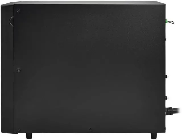 Alt view image 5 of 7 - Tripp Lite series SmartOnline 120V 700VA 630W Double-Conversion UPS, 6 Outlets, Network Card Option, LCD, USB, DB9, Tower (SU700XLCD)