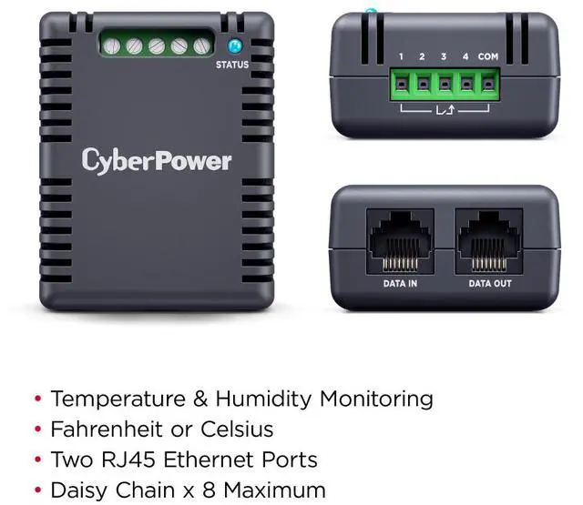 Alt view image 14 of 14 - CyberPower SNEV001 Environmental Sensor