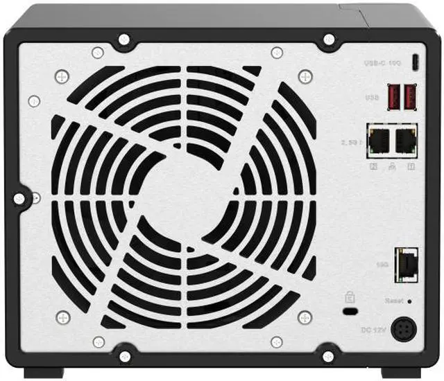 Alt view image 4 of 4 - Qnap TS-h973AX-32G-US 9-bay Desktop NAS, AMD Ryzen V1500B 4C 8T 2.2GHz, 32GB DDR4 SODIMM