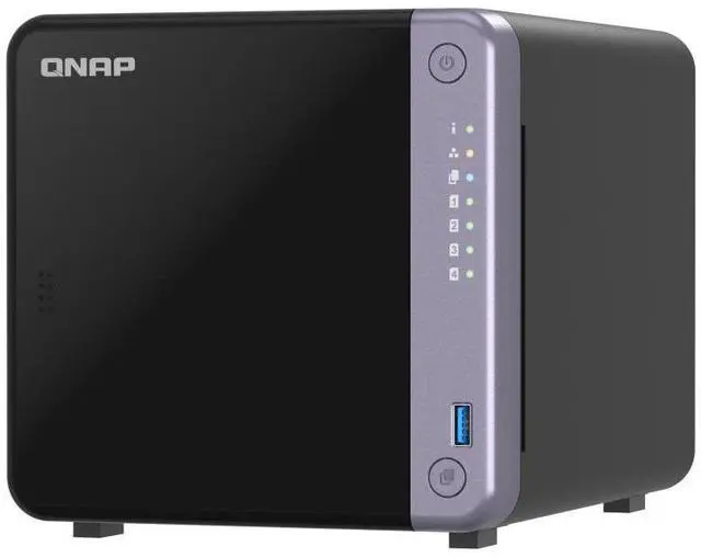 Alt view image 2 of 3 - QNAP TS-432X-4G-US 4 Bay 10GbE Desktop NAS with ARM Alpine AL524 Quad-core Processor and 4 GB DDR4 RAM (Diskless)