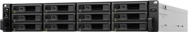 Main image of Synology SA3610 - NAS server - 12 bays - rack-mountable - SATA 6Gb/s / SAS - RAID RAID 0, 1, 5, 6, 10, JBOD, RAID F1 - R