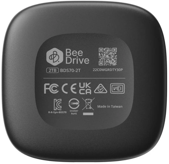Alt view image 2 of 6 - Synology BeeDrive Portable SSD - 2TB - USB 3.2 Gen 2 (Type C)