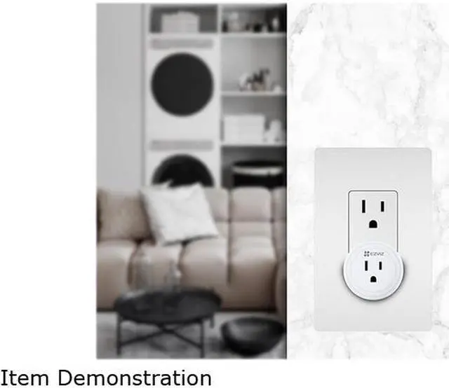 Alt view image 9 of 9 - EZVIZ AC EZT3010A Wi-Fi Smart Plug 2.4GHz supports Remote control
