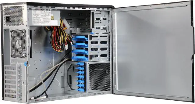Alt view image 5 of 9 - Supermicro Superchassis Cse-732D4-903B 900W Mid-Tower Sever Chassis (Black)