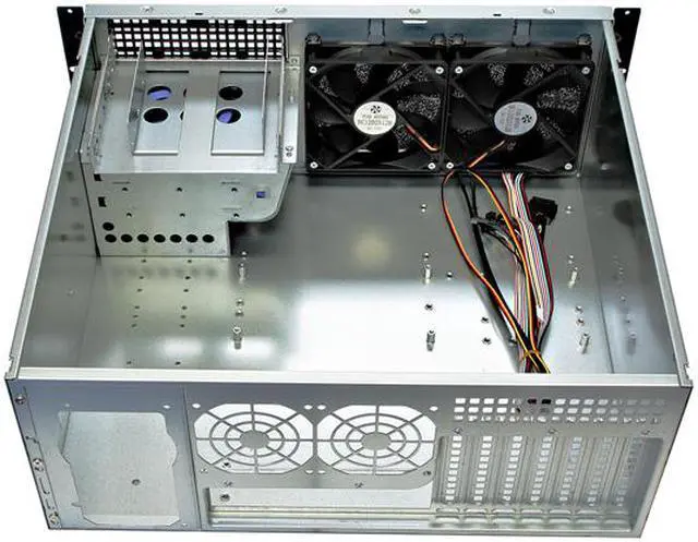 Alt view image 4 of 9 - Norco RPC-432 4U Short Depth Rackmount Support 13" Long Add-on Cards