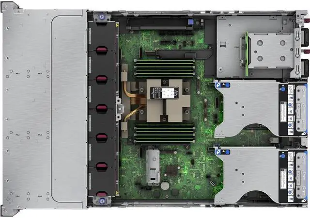 Alt view image 3 of 3 - HPE ProLiant DL345 G11 2U Rack Server - 1x AMD EPYC 9124 2.70 GHz - 32GB RAM - 12Gb/s SAS Controller -  8x SFF Bay - Hot Swappable Bays - 1x 800W  P58792-B21