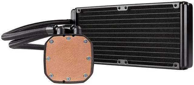 Alt view image 3 of 9 - Corsair Hydro Series H100x Extreme Performance Liquid / Water 240mm CPU Cooler (CW-9060040-WW) LGA 1700 Compatible