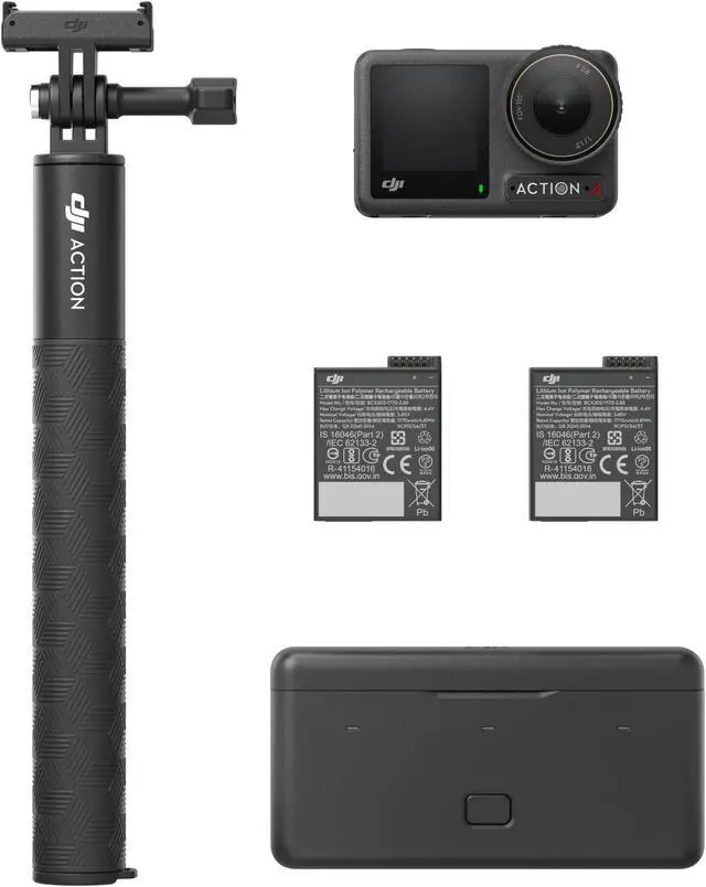 Alt view image 8 of 9 - DJI Osmo Action 4 Standard Combo