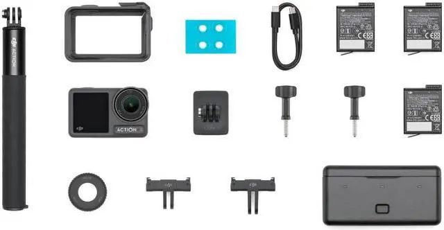 Alt view image 9 of 9 - DJI Osmo Action 4 Adventure Combo