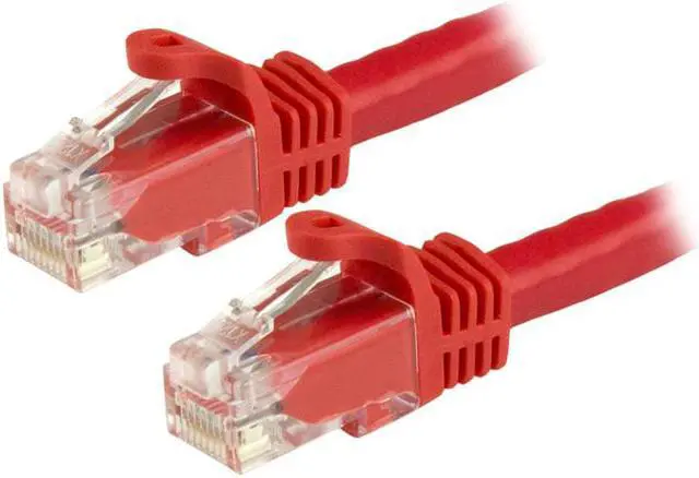 Main image of StarTech N6PATCH14RD 14 Ft Red Cat6 / Cat 6 Snagless Ethernet Patch Cable 14Ft - Patch Cable - Rj-45 (M) To Rj-45 (M) - 14 Ft - Utp - Cat 6 - Molded, Snagless - Red