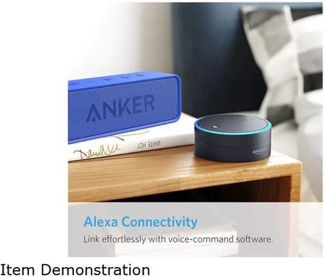 Alt view image 4 of 4 - Anker Soundcore Bluetooth Speaker with 24-Hour Playtime, 66-Feet Bluetooth Range & Built-in Mic, Dual-Driver Portable Wireless Speaker with Low Harmonic Distortion and Superior Sound